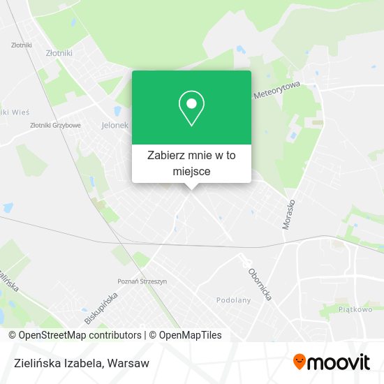 Mapa Zielińska Izabela