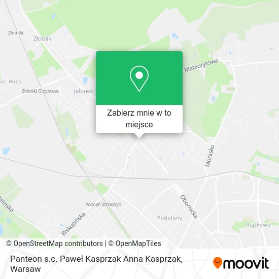 Mapa Panteon s.c. Paweł Kasprzak Anna Kasprzak