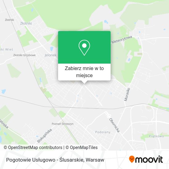 Mapa Pogotowie Usługowo - Ślusarskie