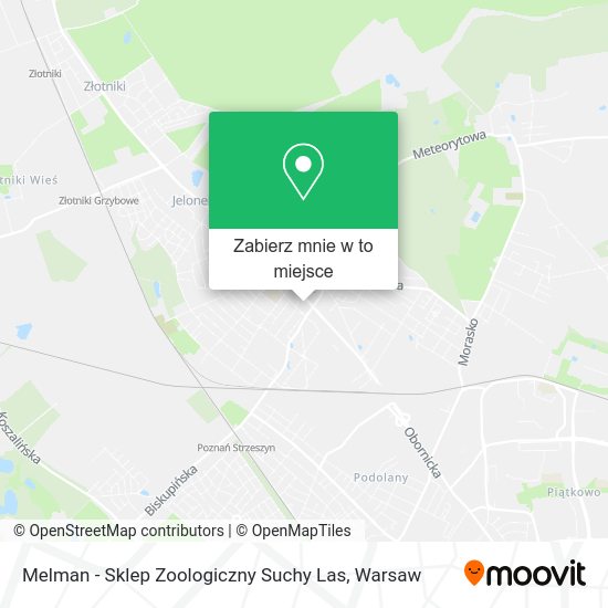 Mapa Melman - Sklep Zoologiczny Suchy Las