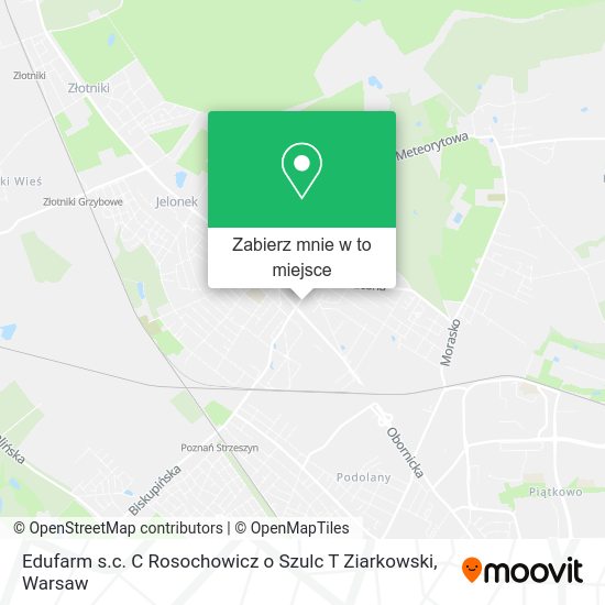 Mapa Edufarm s.c. C Rosochowicz o Szulc T Ziarkowski