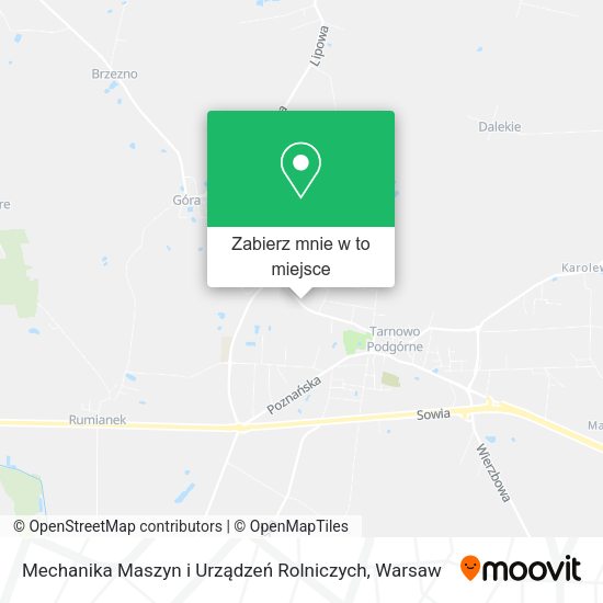 Mapa Mechanika Maszyn i Urządzeń Rolniczych