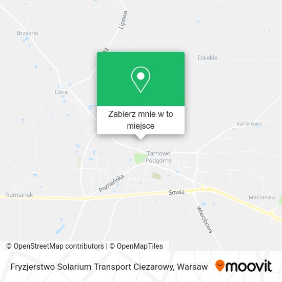 Mapa Fryzjerstwo Solarium Transport Ciezarowy