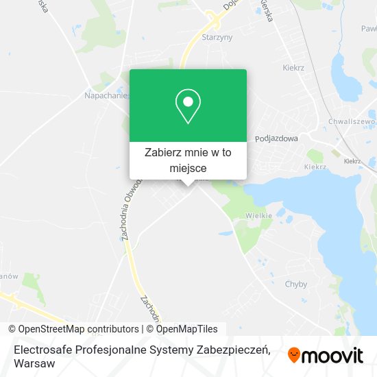 Mapa Electrosafe Profesjonalne Systemy Zabezpieczeń