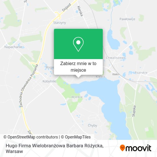 Mapa Hugo Firma Wielobranżowa Barbara Różycka