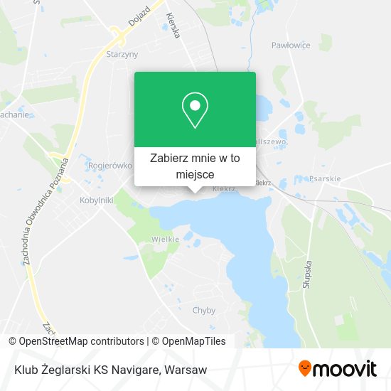 Mapa Klub Żeglarski KS Navigare