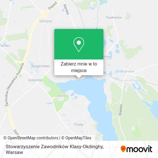 Mapa Stowarzyszenie Zawodników Klasy-Okdinghy