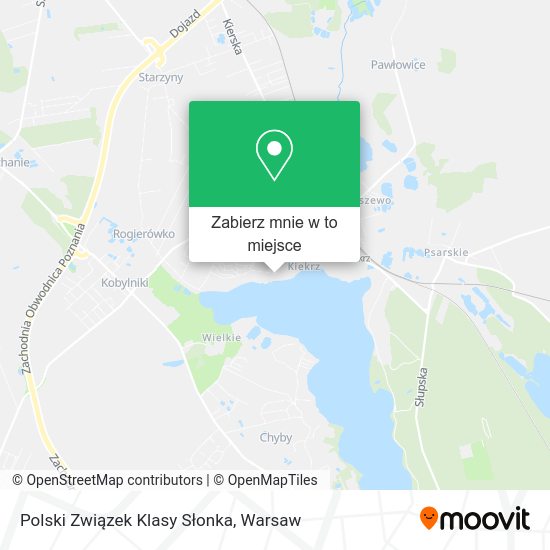 Mapa Polski Związek Klasy Słonka