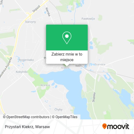 Mapa Przystań Kiekrz