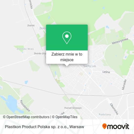 Mapa Plastkon Product Polska sp. z o.o.