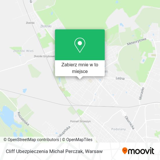 Mapa Cliff Ubezpieczenia Michał Perczak