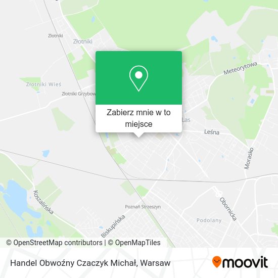 Mapa Handel Obwoźny Czaczyk Michał