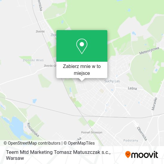 Mapa Teem Mtd Marketing Tomasz Matuszczak s.c.