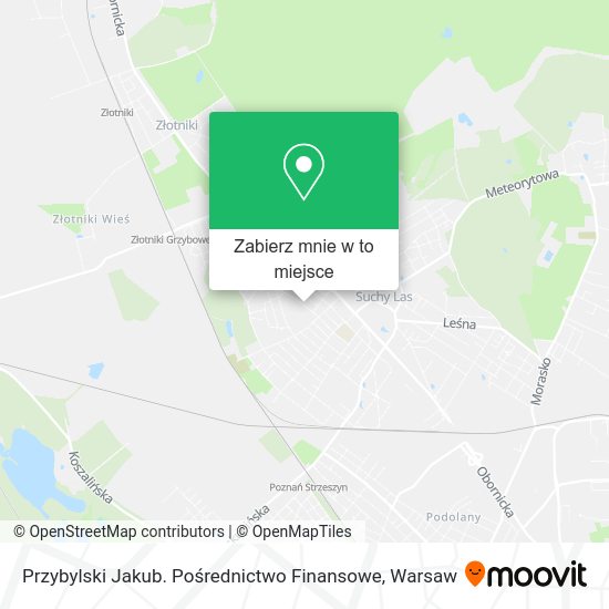 Mapa Przybylski Jakub. Pośrednictwo Finansowe