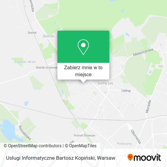 Mapa Usługi Informatyczne Bartosz Kopiński