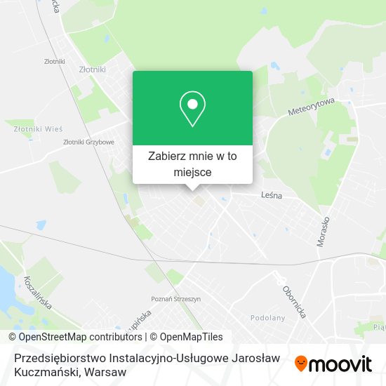 Mapa Przedsiębiorstwo Instalacyjno-Usługowe Jarosław Kuczmański