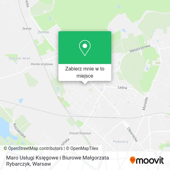 Mapa Maro Usługi Księgowe i Biurowe Małgorzata Rybarczyk