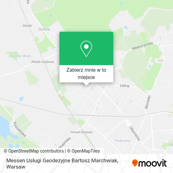 Mapa Messen Usługi Geodezyjne Bartosz Marchwiak