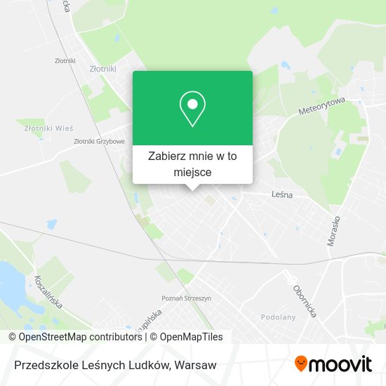 Mapa Przedszkole Leśnych Ludków