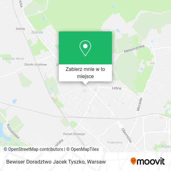 Mapa Bewiser Doradztwo Jacek Tyszko