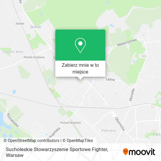 Mapa Sucholeskie Stowarzyszenie Sportowe Fighter