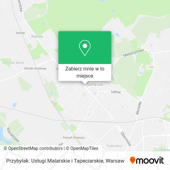 Mapa Przybylak. Usługi Malarskie i Tapeciarskie