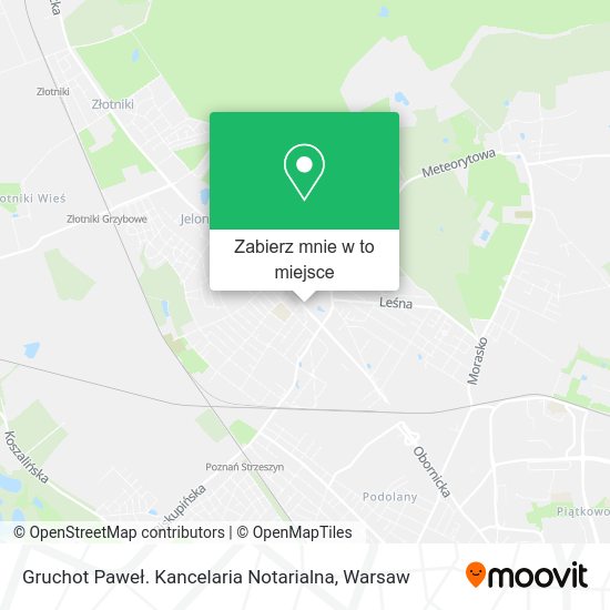 Mapa Gruchot Paweł. Kancelaria Notarialna