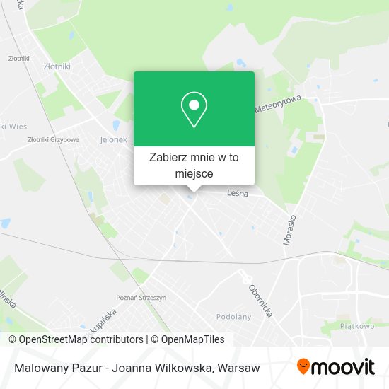 Mapa Malowany Pazur - Joanna Wilkowska