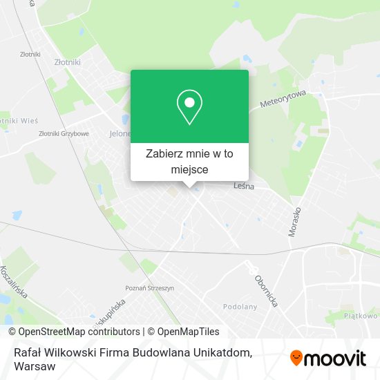 Mapa Rafał Wilkowski Firma Budowlana Unikatdom