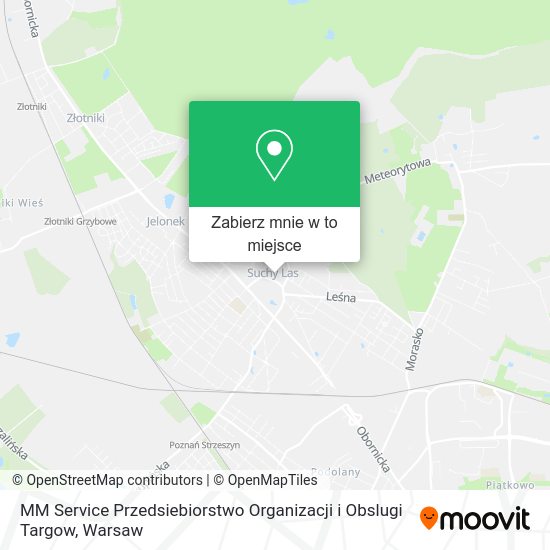 Mapa MM Service Przedsiebiorstwo Organizacji i Obslugi Targow