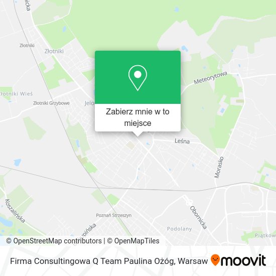 Mapa Firma Consultingowa Q Team Paulina Ożóg