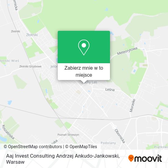 Mapa Aaj Invest Consulting Andrzej Ankudo-Jankowski