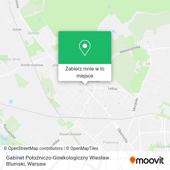 Mapa Gabinet Położniczo-Ginekologiczny Wiesław Blumski