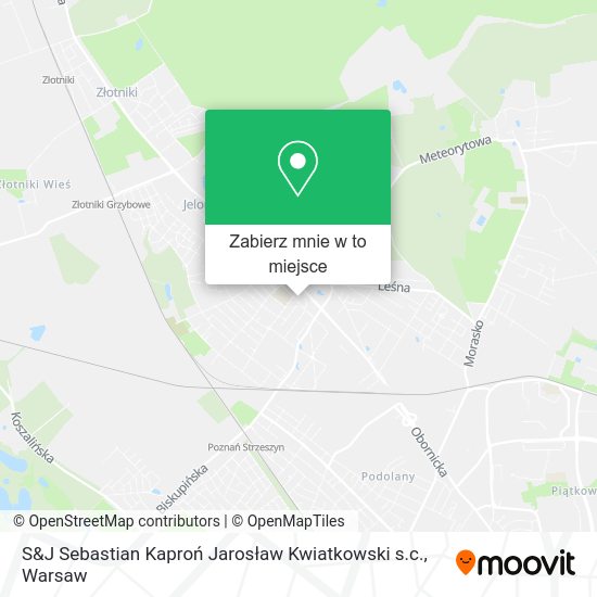 Mapa S&J Sebastian Kaproń Jarosław Kwiatkowski s.c.