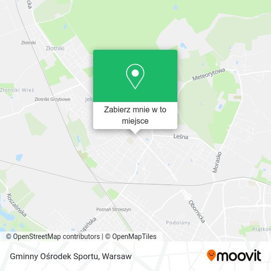 Mapa Gminny Ośrodek Sportu