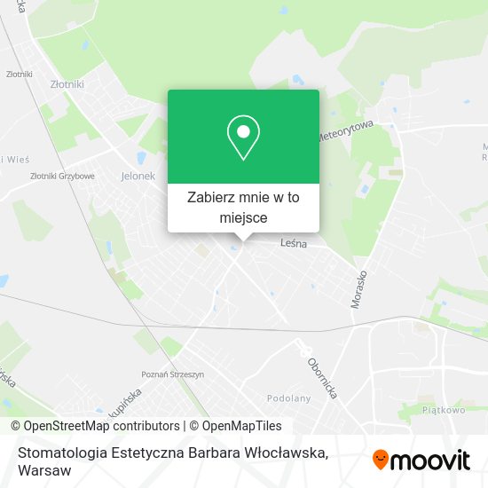 Mapa Stomatologia Estetyczna Barbara Włocławska