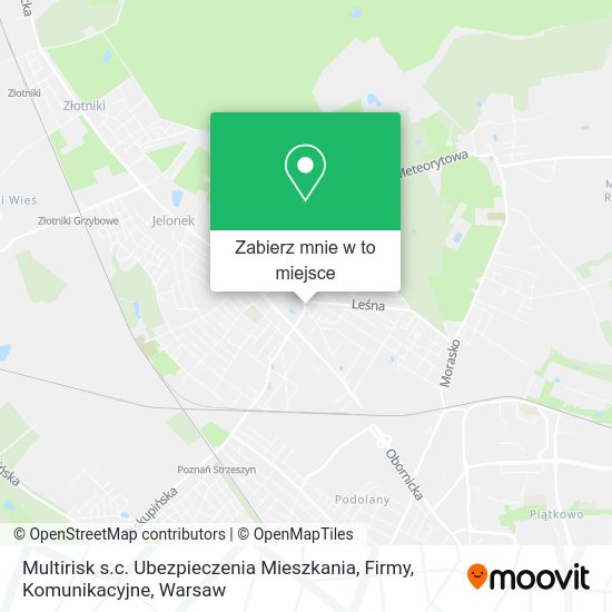 Mapa Multirisk s.c. Ubezpieczenia Mieszkania, Firmy, Komunikacyjne