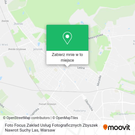 Mapa Foto Focus Zakład Usług Fotograficznych Zbyszek Nawrot Suchy Las