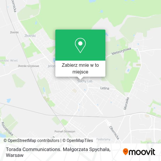 Mapa Torada Communications. Małgorzata Spychała