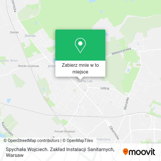 Mapa Spychała Wojciech. Zakład Instalacji Sanitarnych