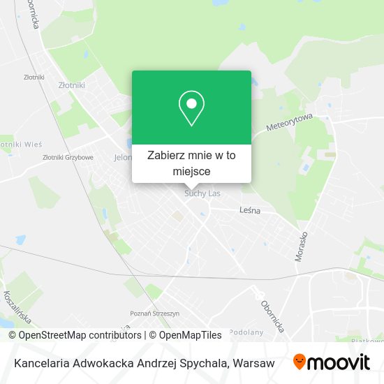 Mapa Kancelaria Adwokacka Andrzej Spychala