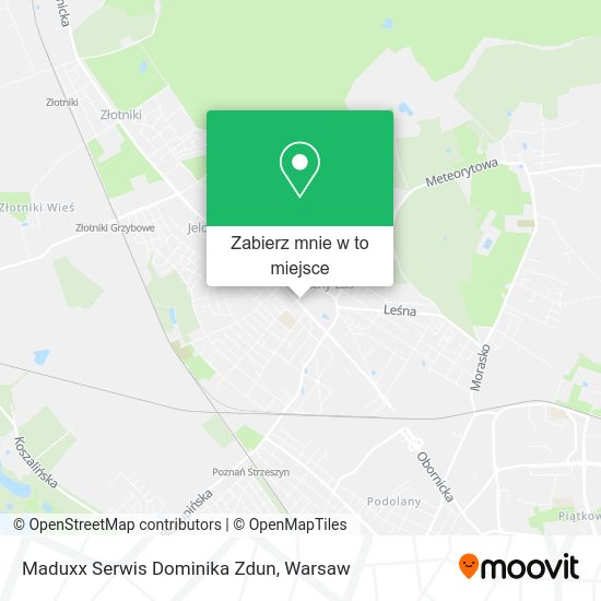 Mapa Maduxx Serwis Dominika Zdun