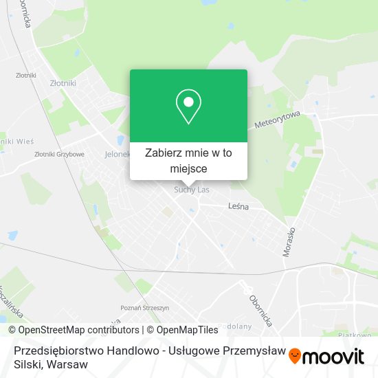 Mapa Przedsiębiorstwo Handlowo - Usługowe Przemysław Silski