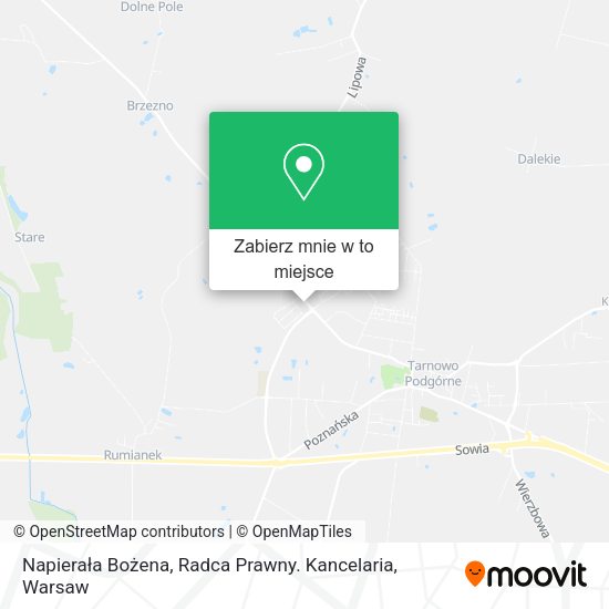 Mapa Napierała Bożena, Radca Prawny. Kancelaria