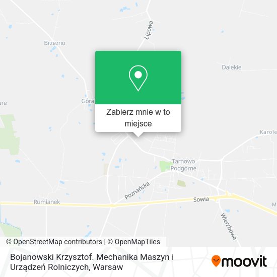 Mapa Bojanowski Krzysztof. Mechanika Maszyn i Urządzeń Rolniczych