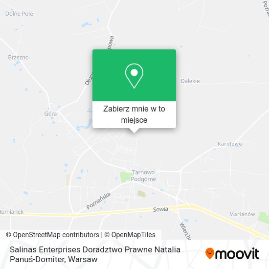 Mapa Salinas Enterprises Doradztwo Prawne Natalia Panuś-Domiter