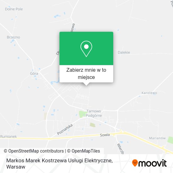 Mapa Markos Marek Kostrzewa Usługi Elektryczne