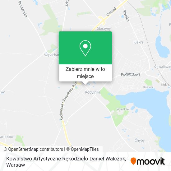 Mapa Kowalstwo Artystyczne Rękodzieło Daniel Walczak