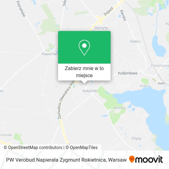 Mapa PW Verobud Napierała Zygmunt Rokietnica