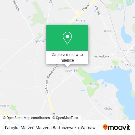 Mapa Fabryka Marzeń Marzena Bartoszewska